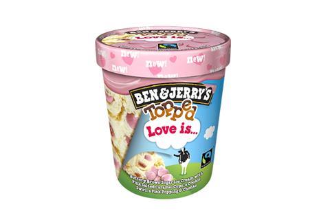 Ben n Jerrys Topped Love Is