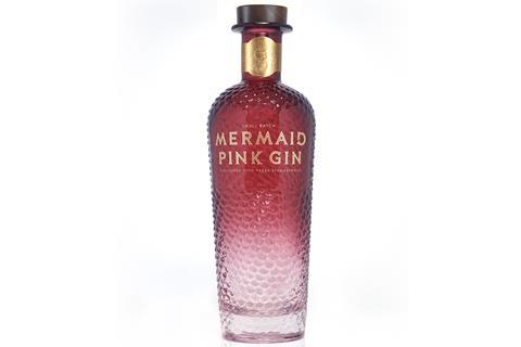 Mermaid pink gin