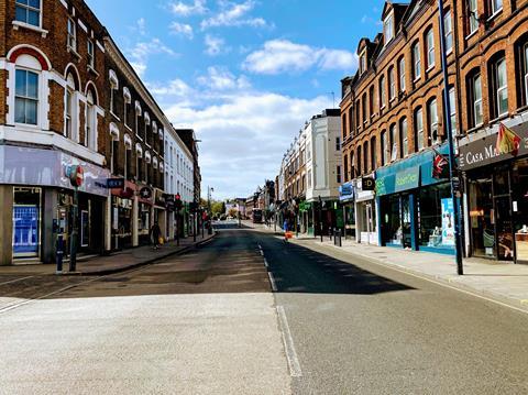 empty high street shop