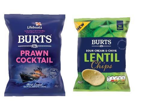 Burts Prawn Cocktail Lentil Chips