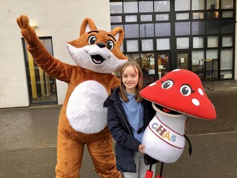 Sophie Cairney with Cuthbert and Tildy