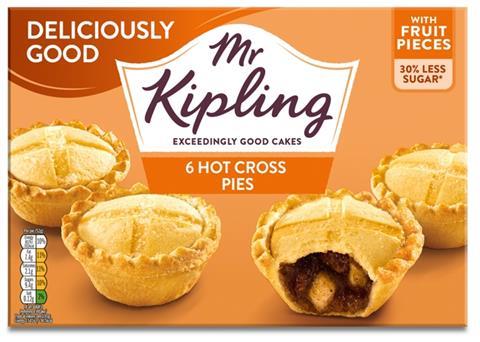 Mr Kipling Deliciously Good Hot Cross Pies