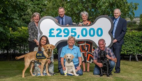 Scotmid raises £295,000 for Guide Dogs