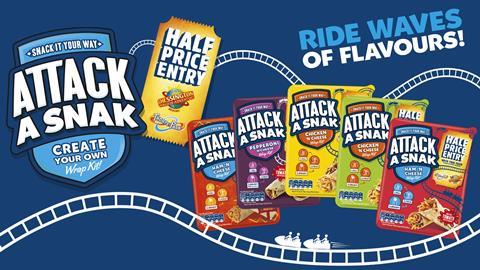 Attack A Snack Theme Park Promotion