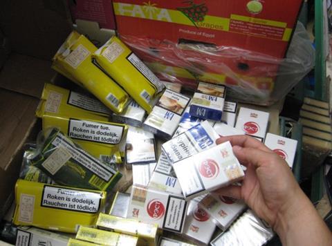 Illicit tobacco seizure