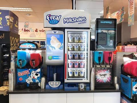 F'Real Milkshake Blender Bar  Vending machine design, Milkshake