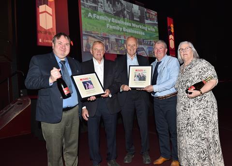 Roy Kellett, Andrew Hall, Ian Hall, Graham Grant and Kathleen Grant at SPAR Inspire