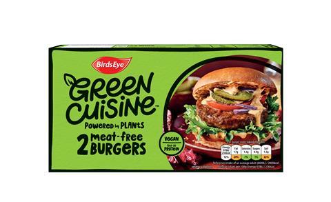 Birds Eye Green Cuisine 2 Meat-free Burgers 200g 5000116124718