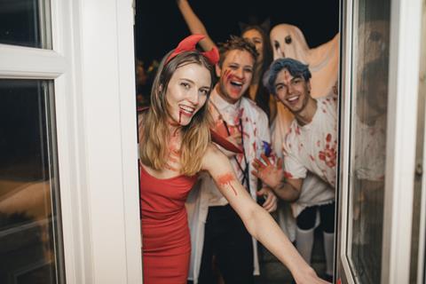 Young adults Halloween