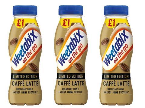 Weetabix on the go caffe latte pmp