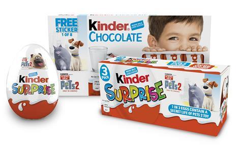 Kinder Secret  Life of Pets 2 Range