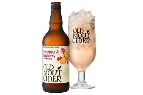 Pinapple and Raspberry Old Mout Cider