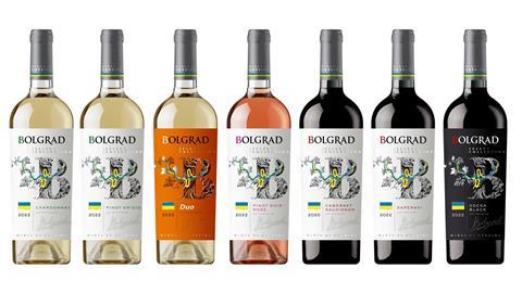 Bolgrad Ukranian wine range supplied by Kingsland Drinks