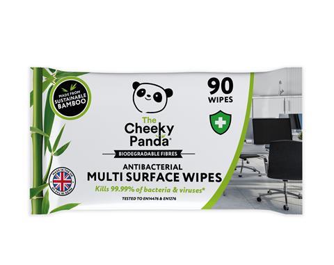 The Cheeky Panda Launches New & Improved Biodegradable Anti-Bacterial Multi-Surface Cleaning Wipes