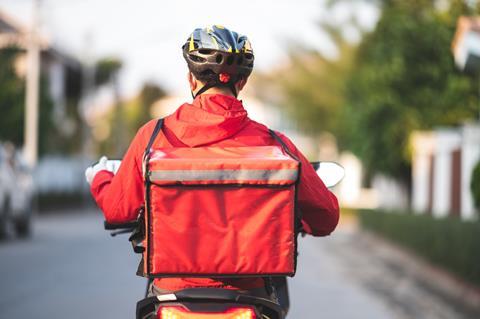 Rapid delivery courier moped