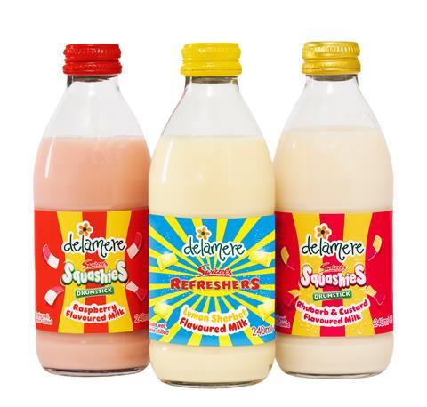 Swizzels x Delamere Flavoured Milk range 1