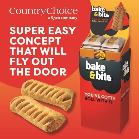 Country Choice ambient sausage roll concept