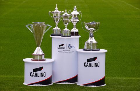 Carling_SPFL Trophies