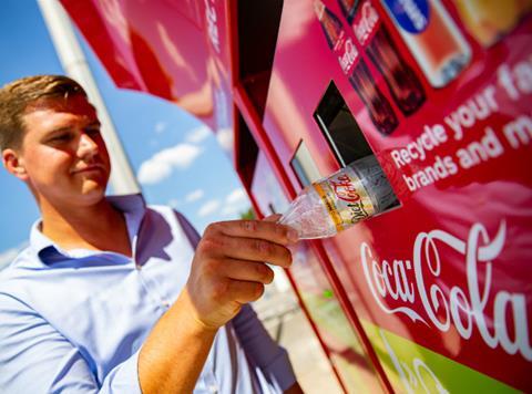 Coca-Cola reverse vending machine
