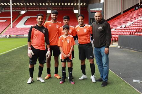 Singhs charity football match 1