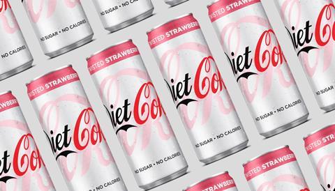 Diet Coke Twisted Strawberry Can