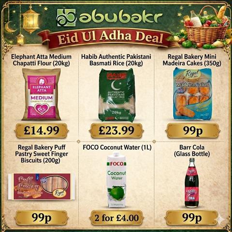 Eid Ul Adha deals at Abu Bakr Supermarket