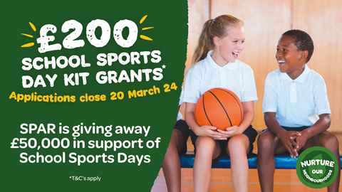 School Sports Day Grants from SPAR