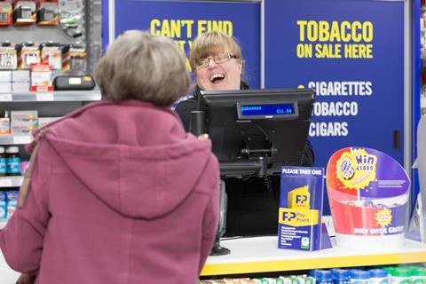 elderly shopper