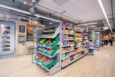 Fruit and ambient lines at Co-op Baker Street