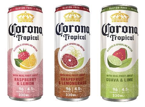 Corona Tropical range