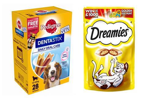 Dreamies and Pedigree on pack promos from Mars Petcare Product News Convenience Store