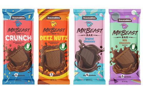 Mr Beast Feastables Chocolate Bars