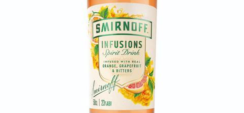 Smirnoff Infusions Bottle Orange