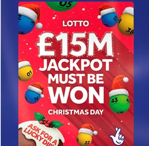 Festive Lotto draws to deliver sales boost for retailers Camelot