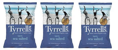 Tyrrells UK Lightly Sea Salted 150g
