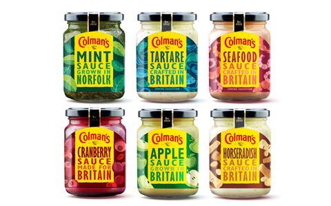 Colmans Condiment Jars