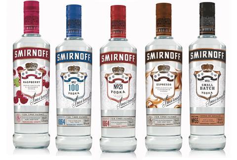 New Smirnoff Bottle - Variants