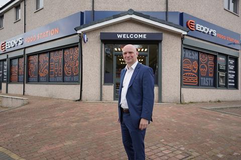 Stephen Thompson opens the first Eddy's Food Station