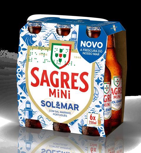 Sagres Sol & Mar 250ml bottle case