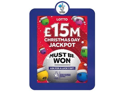 Christmas eve store lotto draw