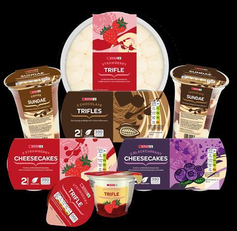 SPAR chilled desserts format