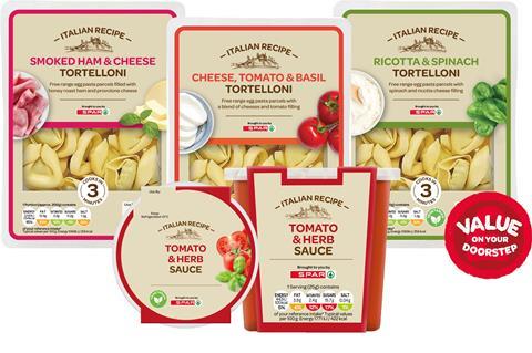 New SPAR own label fresh pasta