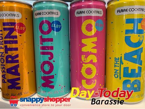 Barassie Day Today Canned cocktails