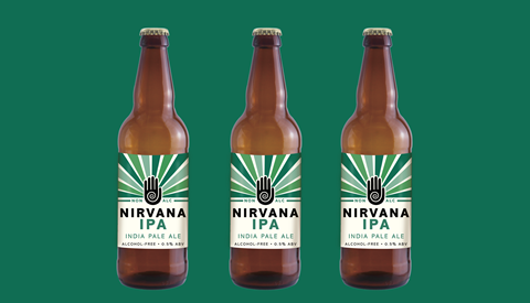 2. NIRVANA-IPA 500ML BOTTLES-THREE-GREEN BACKGROUND-LANDSCAPE