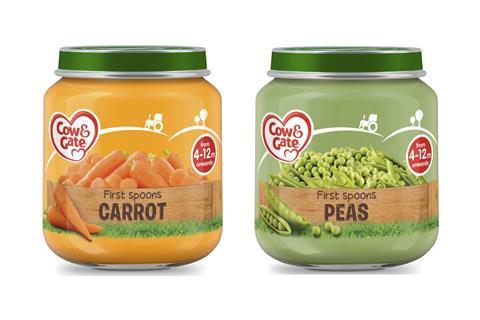 Cow and Gate Veg Jars