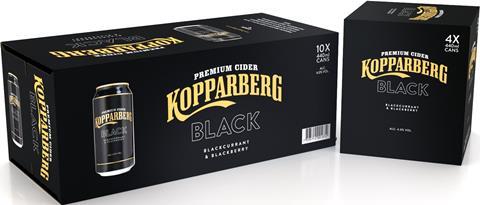 KB10734 Kopparberg Black 440ml Group Shot
