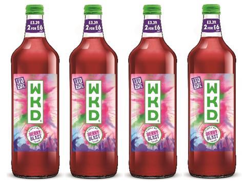 WKD berry blast