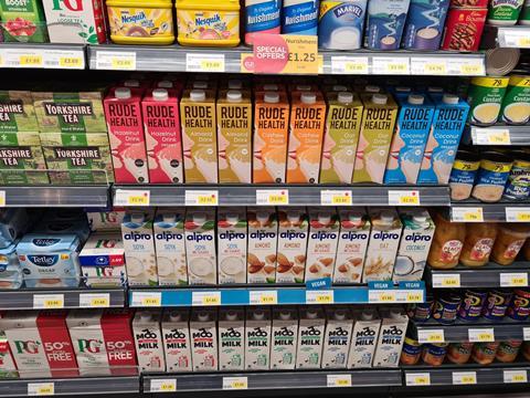 Knights Budgens Hassocks milk alternatives