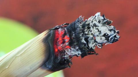 Illicit tobacco burning