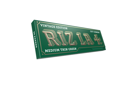 Rizla Green Vintage Edition 3D Booklet Perspective